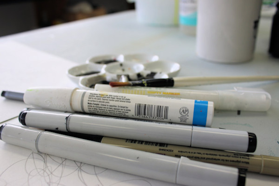 Outlining Contours of Objects | Developing a Subconscious Concept for Your Art Tutorial | The Big Picture Art Project | Drawing Techniques | Sandrine Pelissier | Artists Network