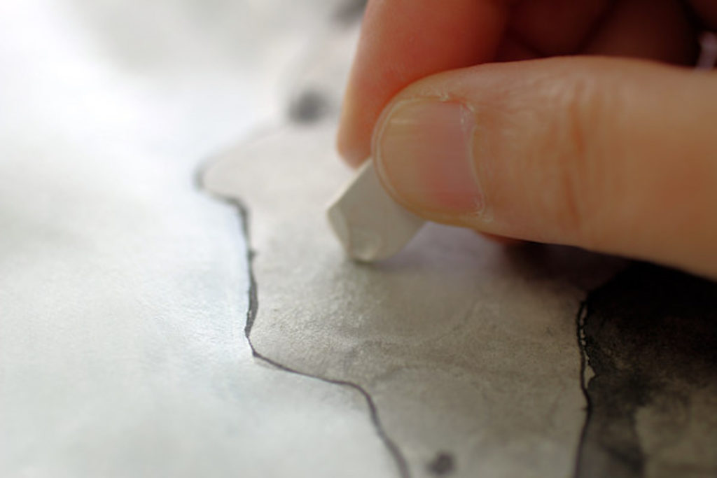 White Pastel | Developing a Subconscious Concept for Your Art Tutorial | The Big Picture Art Project | Drawing Techniques | Sandrine Pelissier | Artists Network