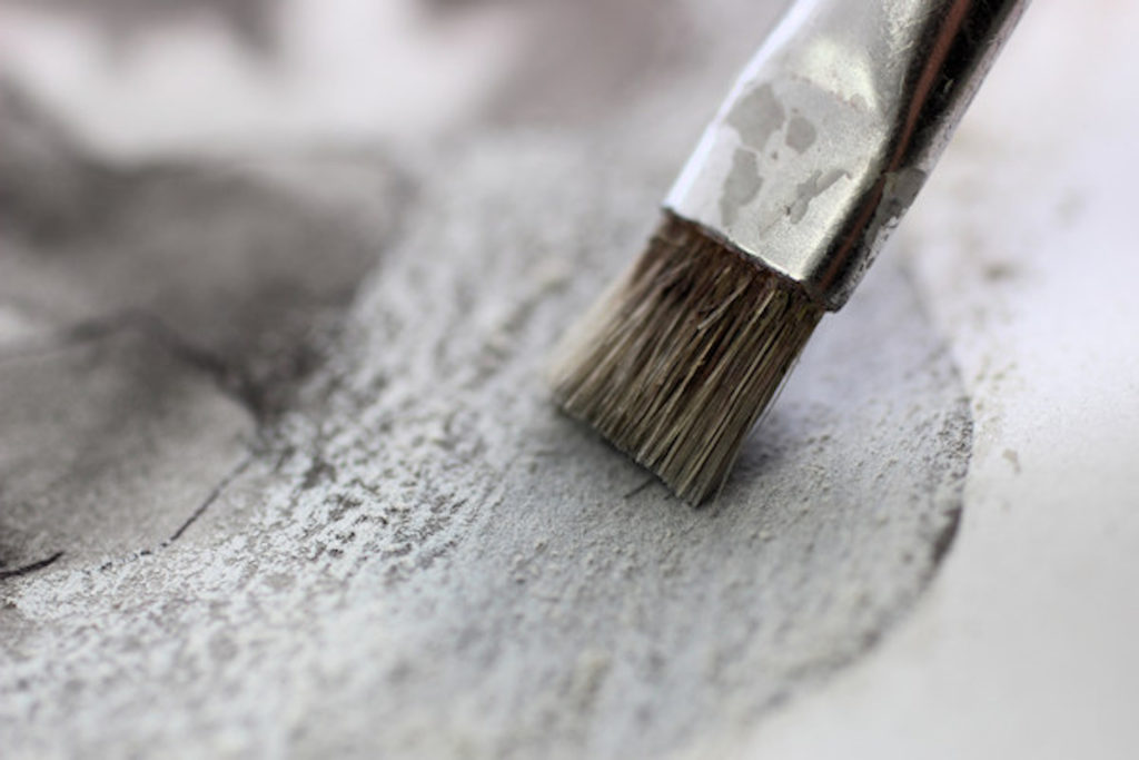 Add Texture with Stiff Brush | White Pastel | Developing a Subconscious Concept for Your Art Tutorial | The Big Picture Art Project | Drawing Techniques | Sandrine Pelissier | Artists Network