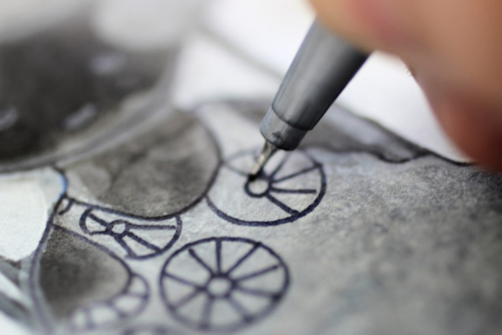 Adding Patterns | Developing a Subconscious Concept for Your Art Tutorial | The Big Picture Art Project | Drawing Techniques | Sandrine Pelissier | Artists Network