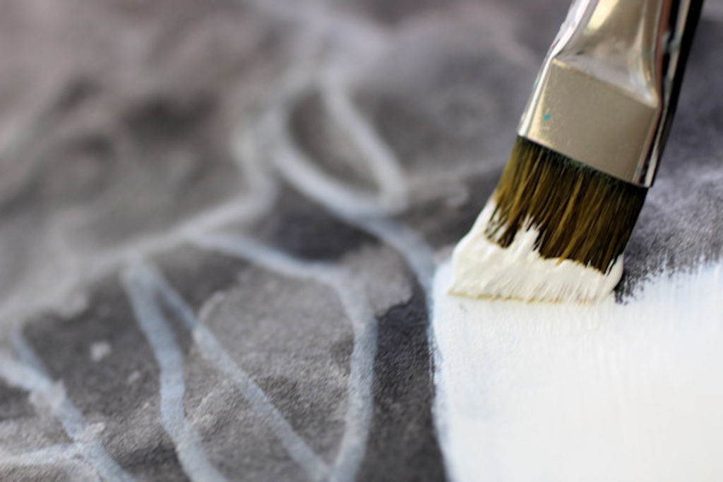 White Acrylic Paint | Developing a Subconscious Concept for Your Art Tutorial | The Big Picture Art Project | Drawing Techniques | Sandrine Pelissier | Artists Network